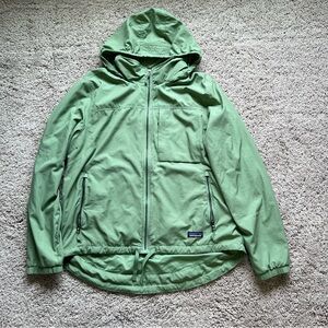 Patagonia Mint Green Zip-Up Jacket